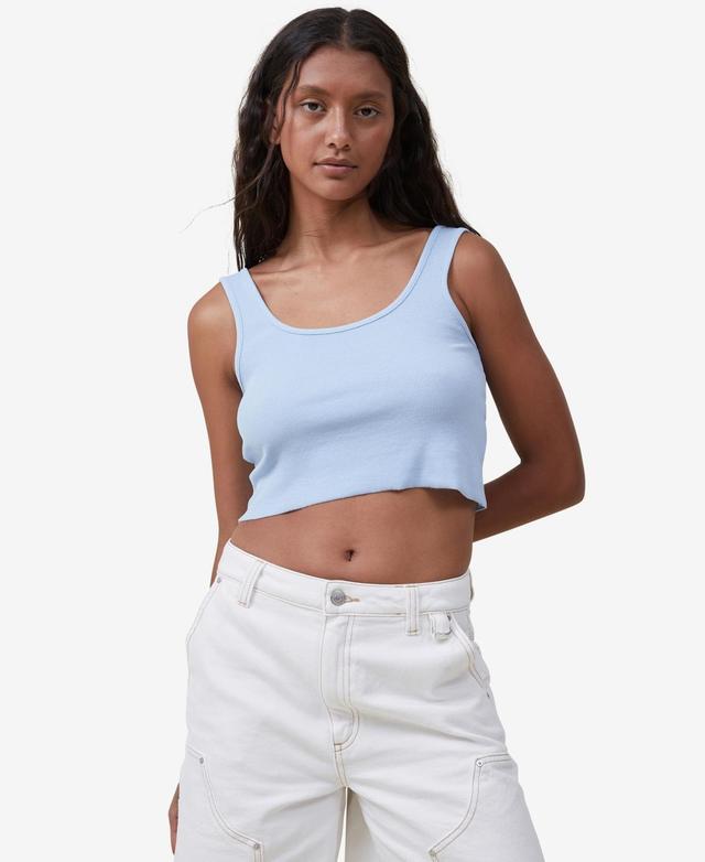 Cotton On Womens The One Rib Crop Tank Product Image