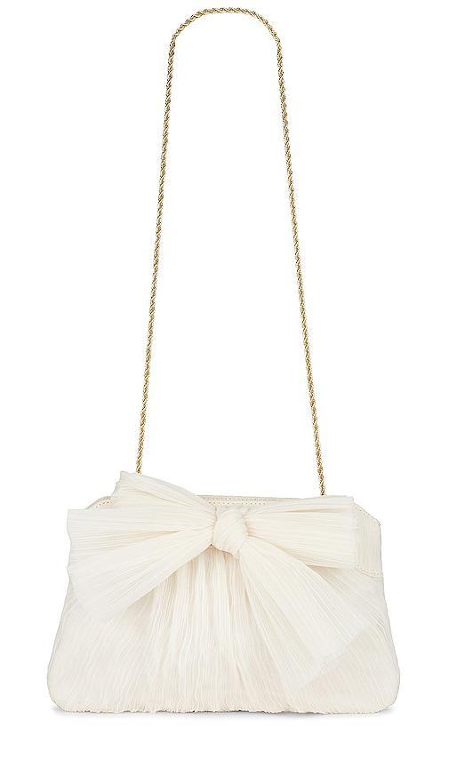 Womens Rayne Bow Pleated Frame Clutch Product Image