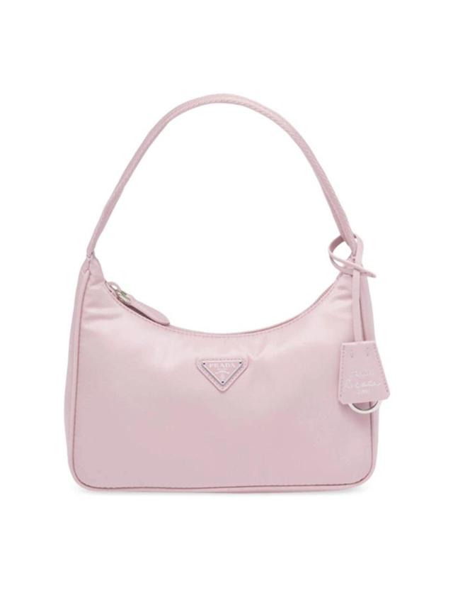 PRADA Women's Re-nylon Re-edition 2000 Mini-bag In Pink Gold Product Image