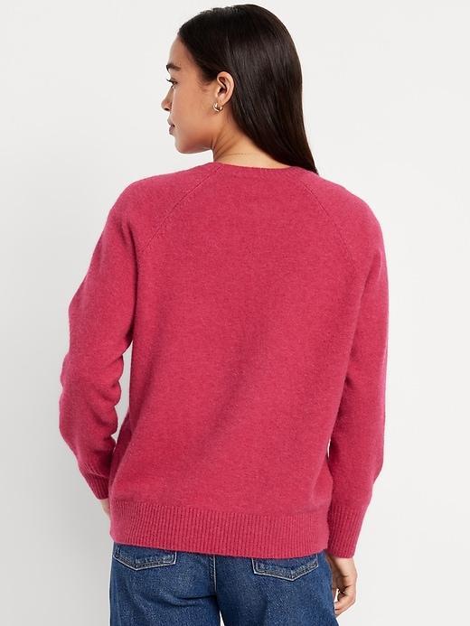 Cozy Crew-Neck Ombré Sweater Product Image