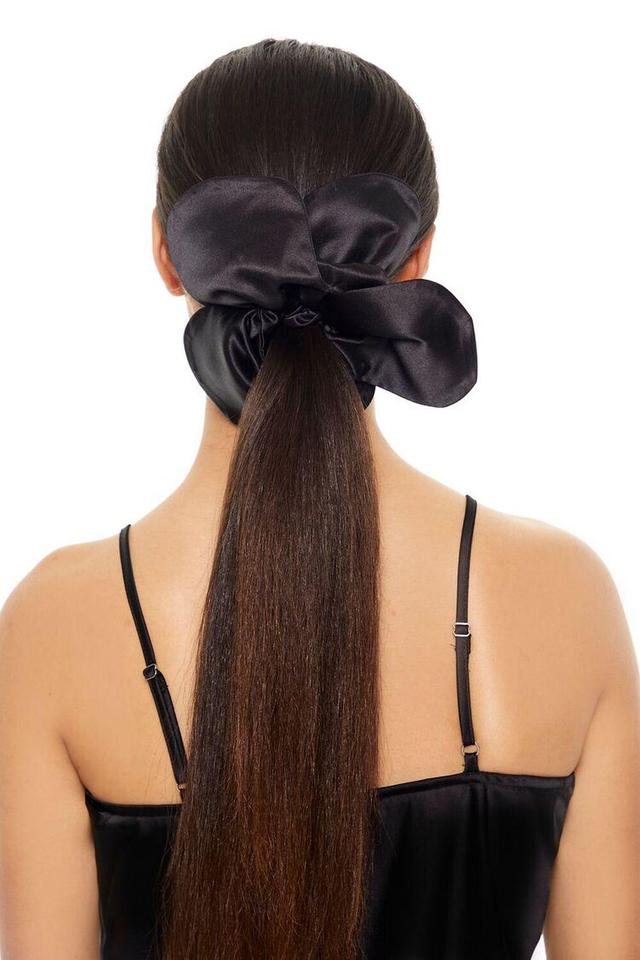 Satin Flower Hair Scrunchie | Forever 21 Product Image