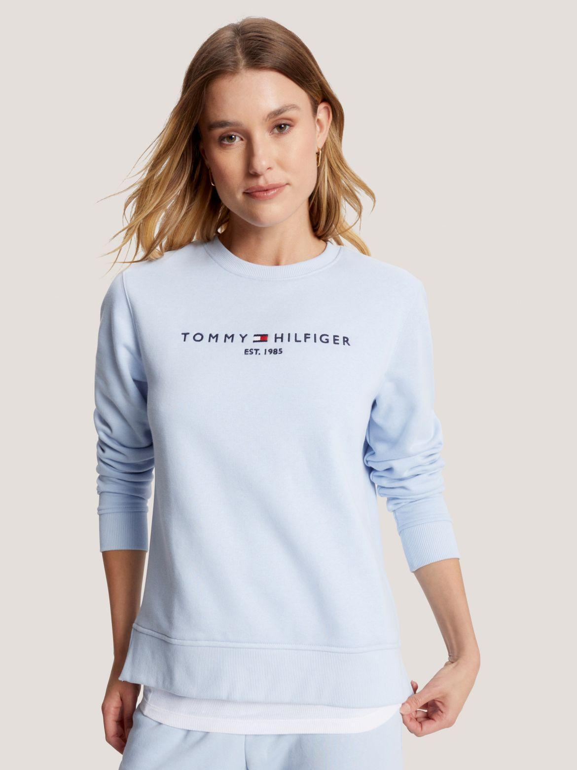 Tommy Hilfiger Women's Embroidered Tommy Logo Sweatshirt Product Image