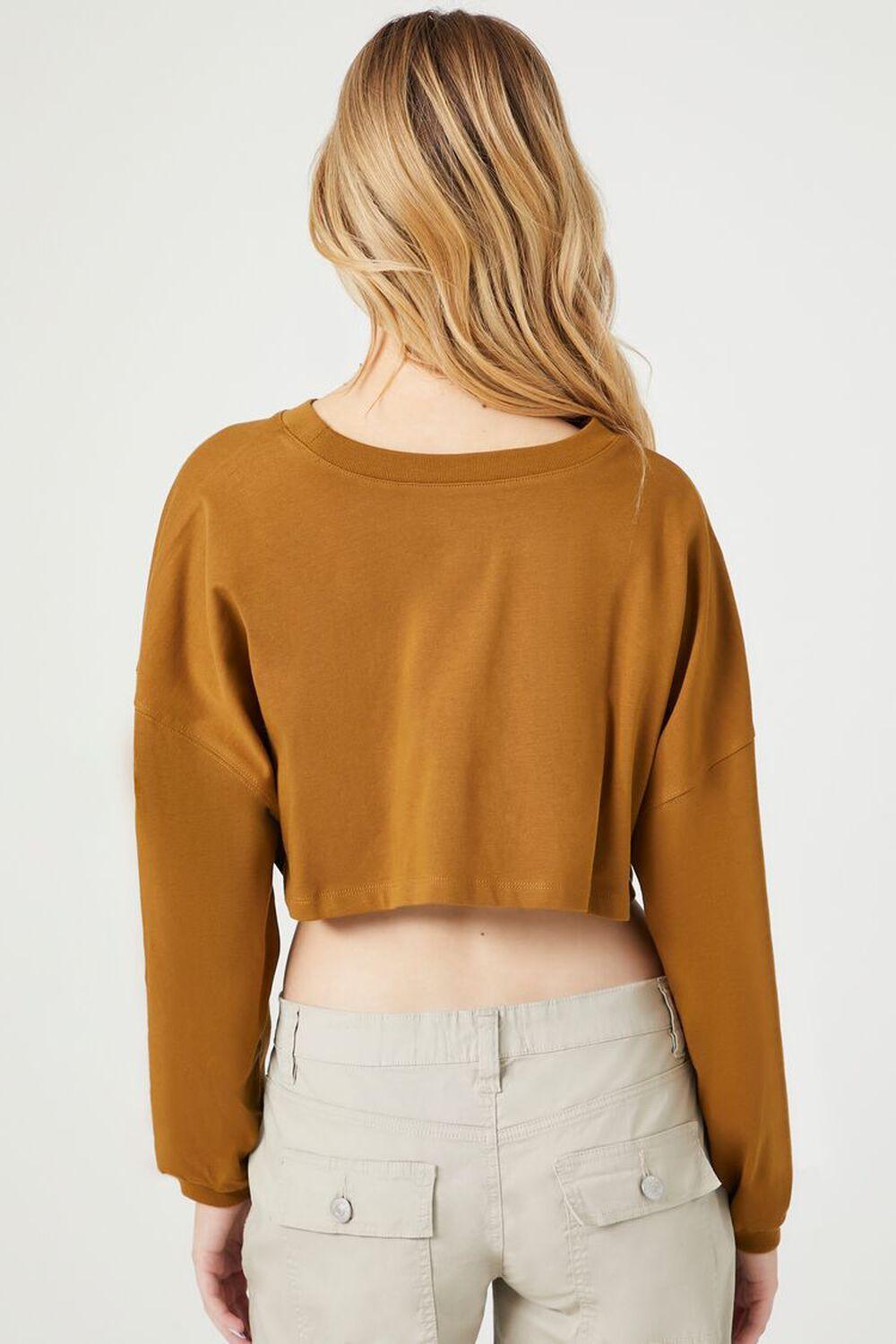 Cropped Drop-Sleeve Top | Forever 21 Product Image