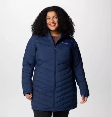 Columbia Women's Joy Peak II Mid Hooded Jacket - Plus Size- Product Image