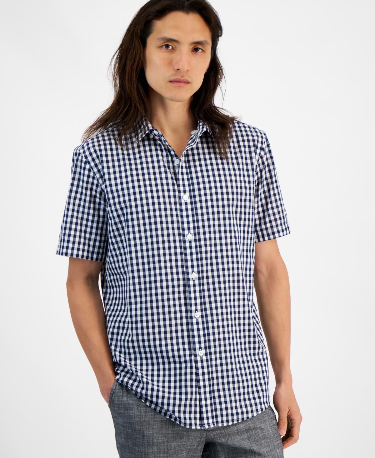 Club Room Mens Short Sleeve Printed Shirt, Created for Macys Product Image