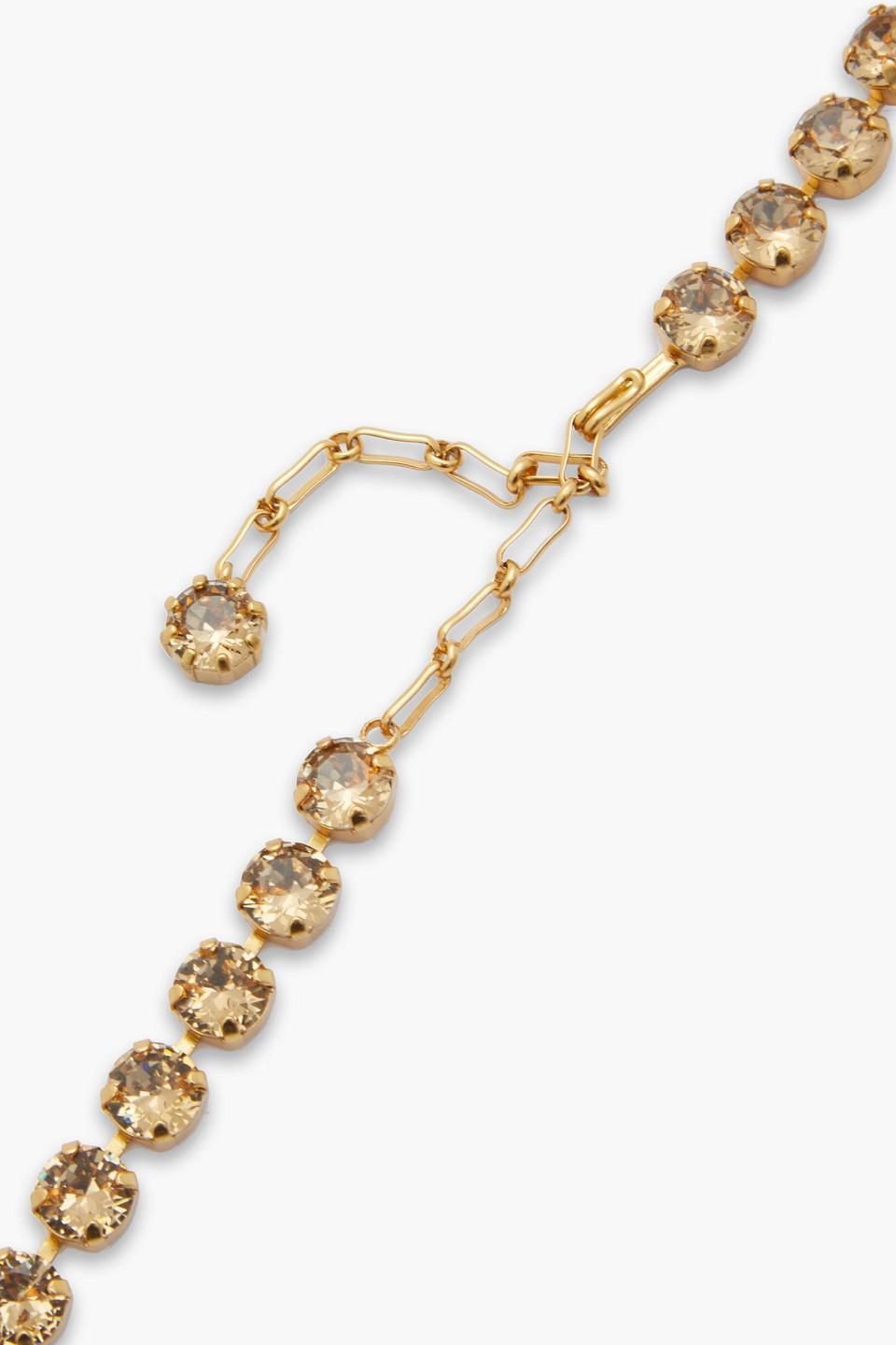 Gold-tone Crystal Necklace Product Image