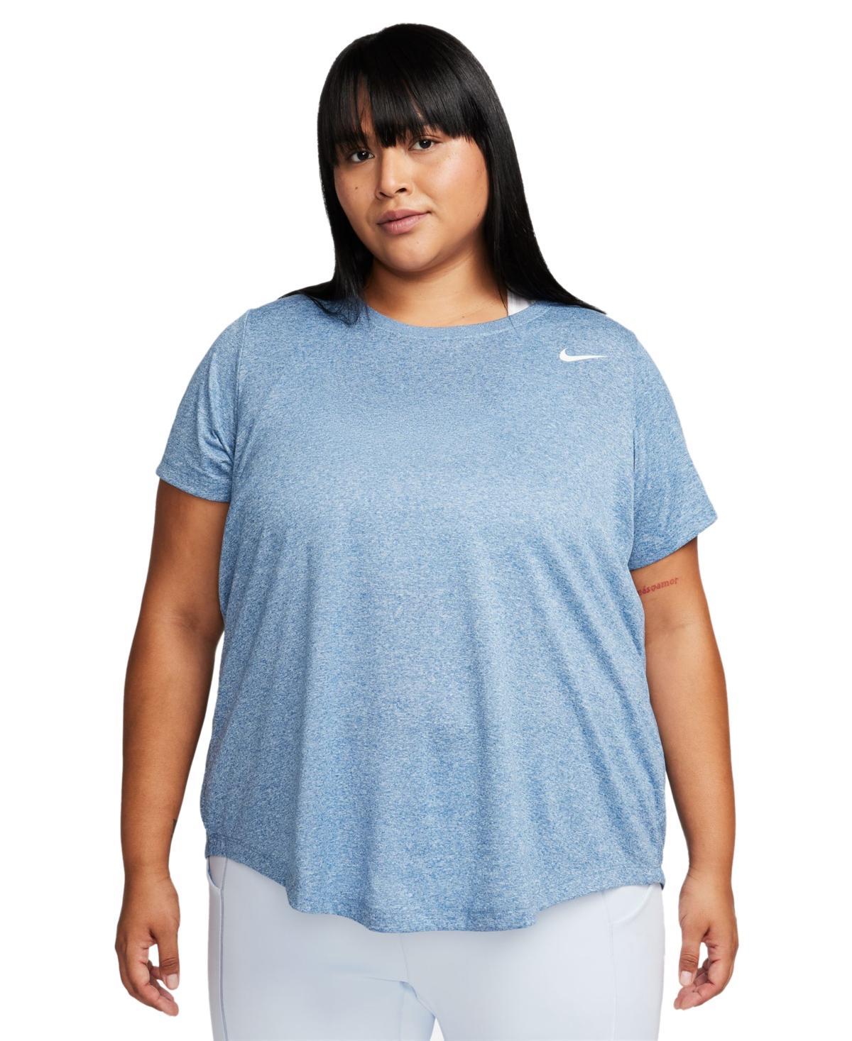 Nike Plus Size Active Dri-fit Womens Short-Sleeve Logo T-Shirt Product Image