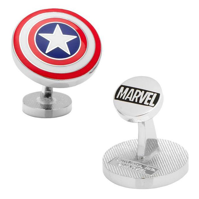 Captain America Shield Cufflinks Product Image