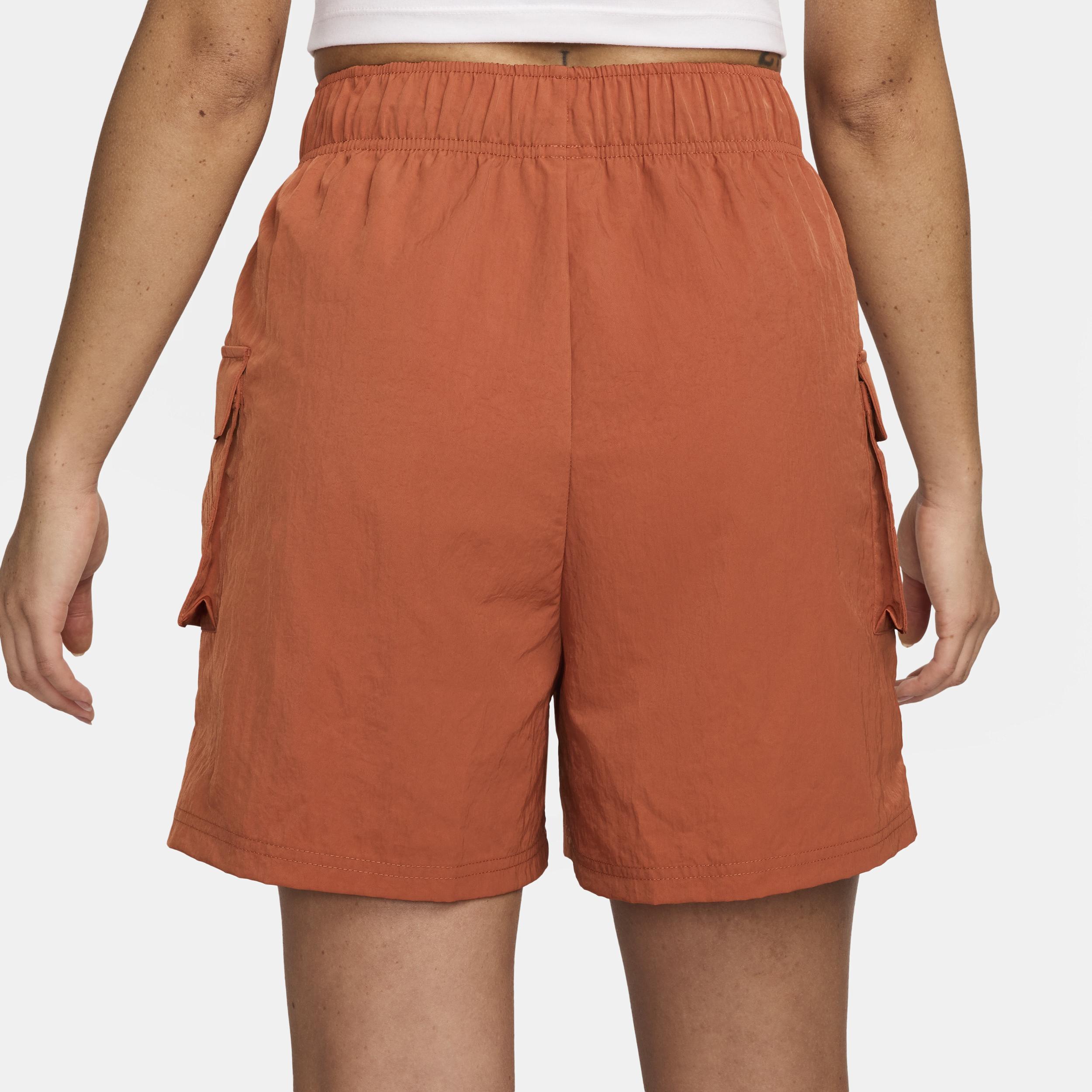 Womens Nike Sportswear Essential Woven High-Rise Shorts Product Image