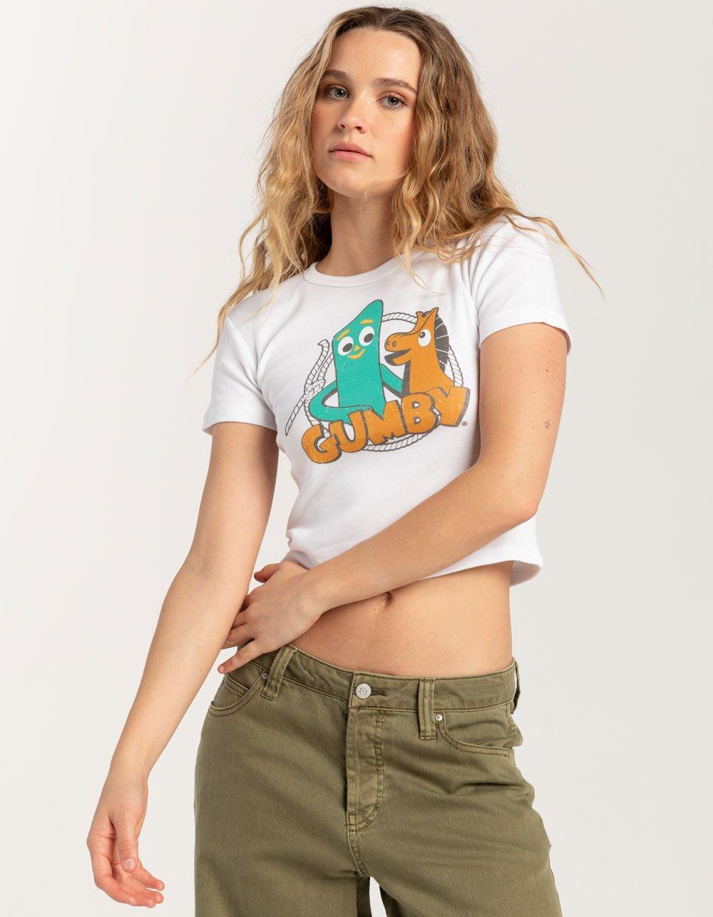 GUMBY Womens Baby Tee Product Image