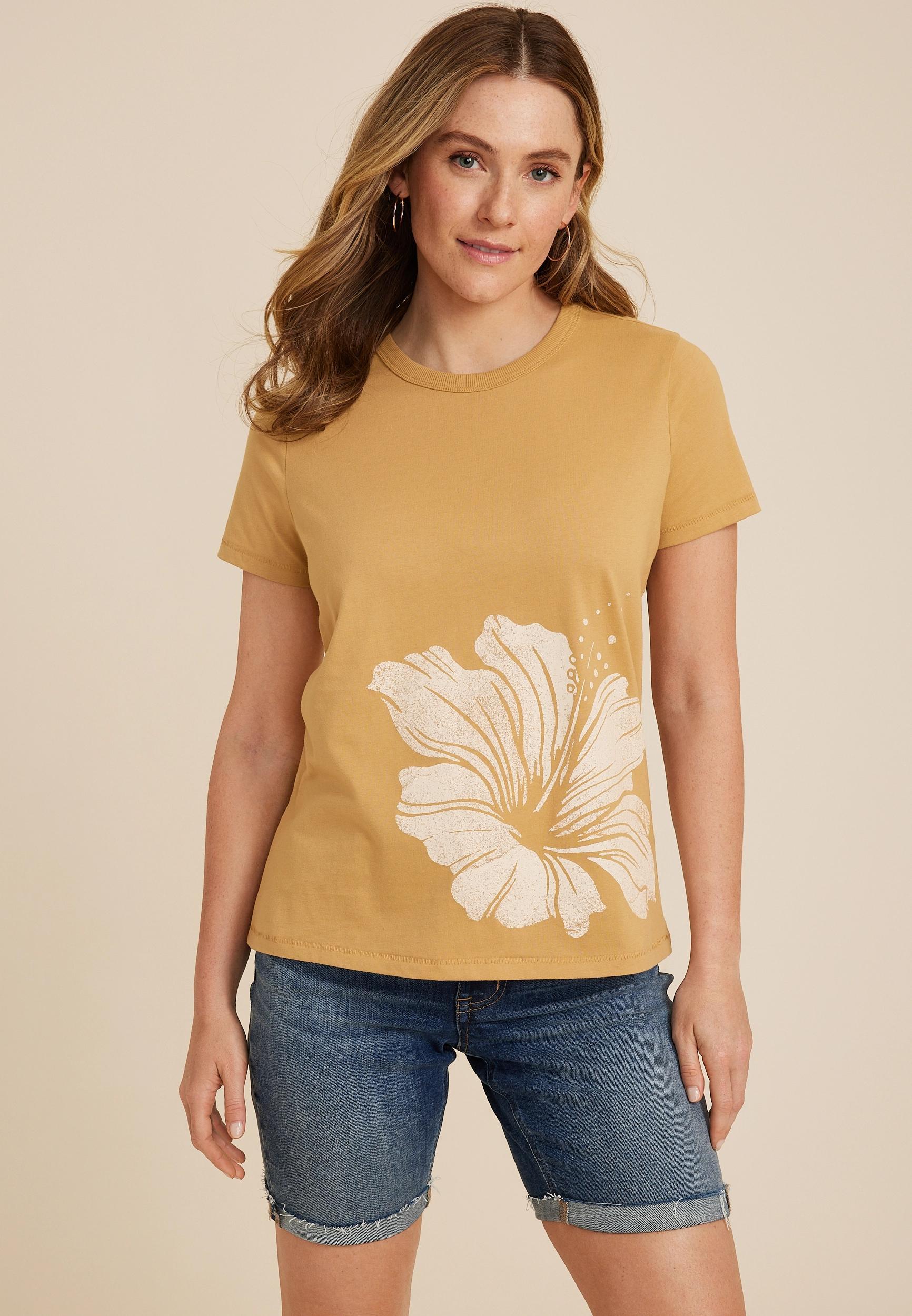 Hibiscus Classic Fit Graphic Tee Product Image