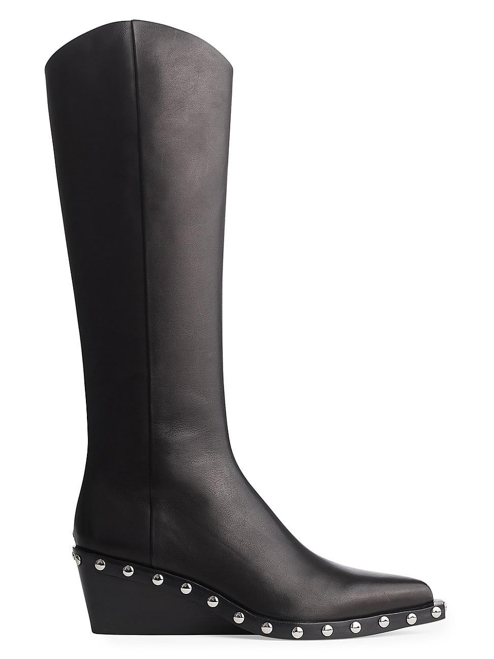 Womens Santiago 60MM Leather Knee-High Boots Product Image