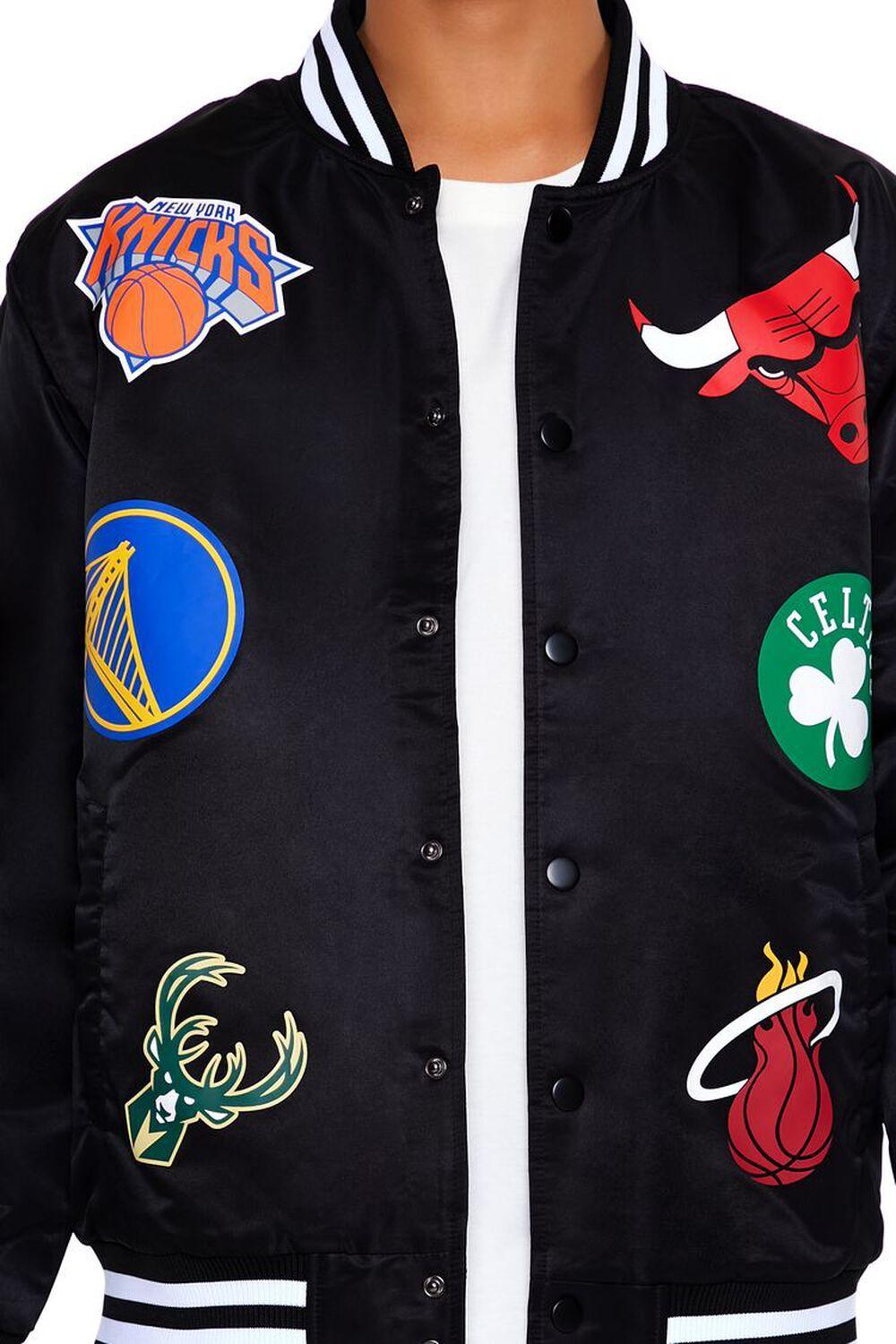 NBA Patch Varsity Bomber Jacket | Forever 21 Product Image