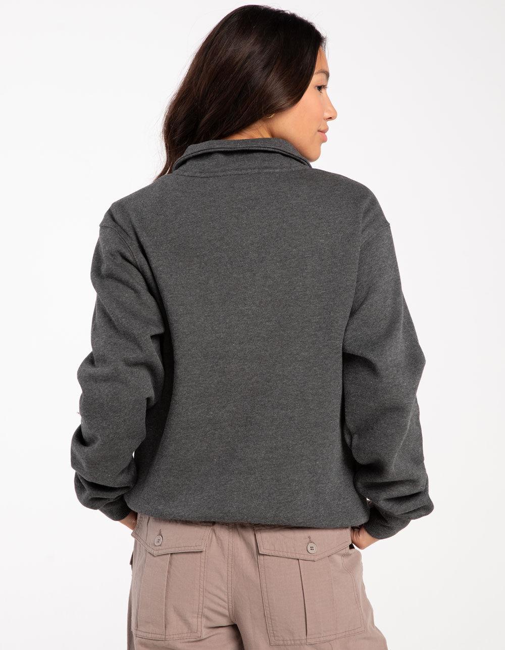 TILLYS Quarter Zip Womens Sweatshirt Product Image