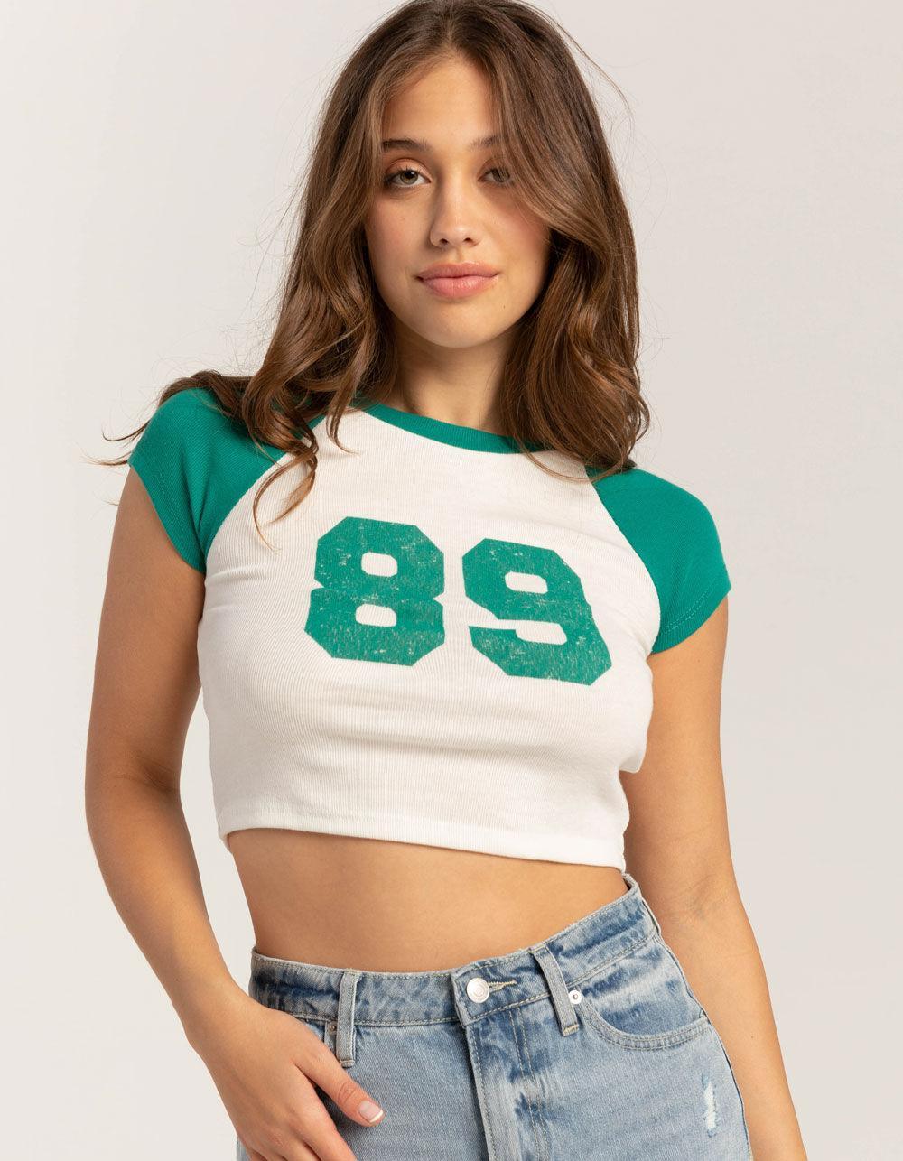 RSQ Womens #89 Raglan Baby Tee Product Image