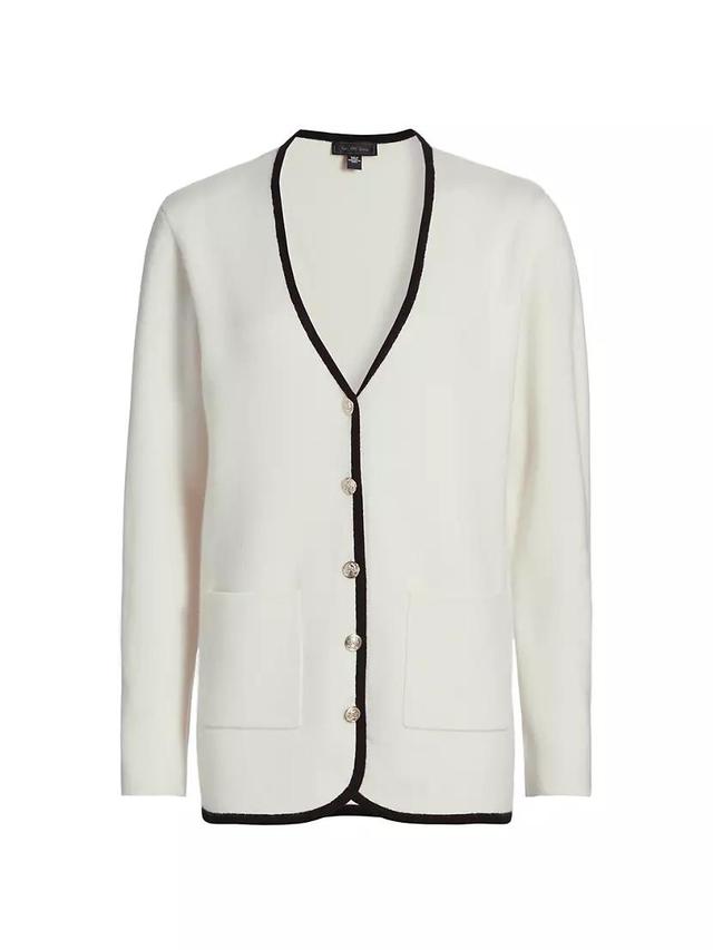 Contrast Cashmere Tipped Blazer Product Image