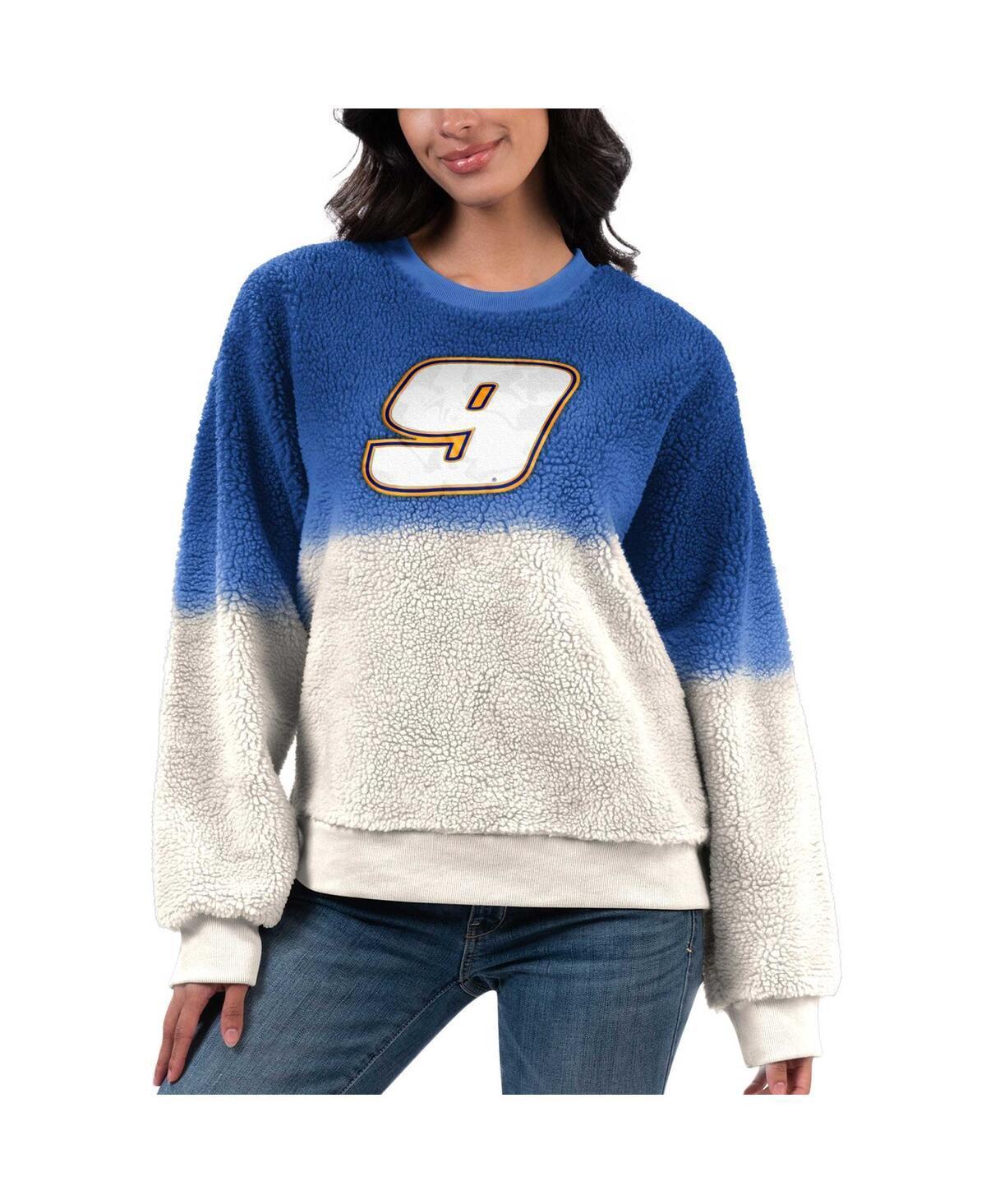 Womens G-iii 4Her by Carl Banks Royal Chase Elliott Double Score Sherpa Sweatshirt Product Image