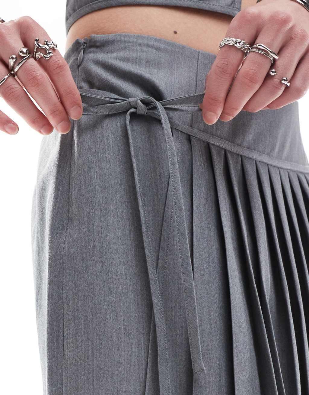 COLLUSION asymmetric pleated skirt - part of a set Product Image