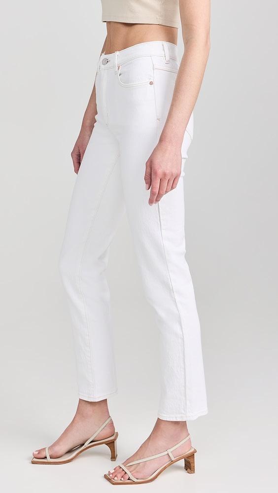 ABRAND 95 Stovepipe Bianco Jeans | Shopbop Product Image