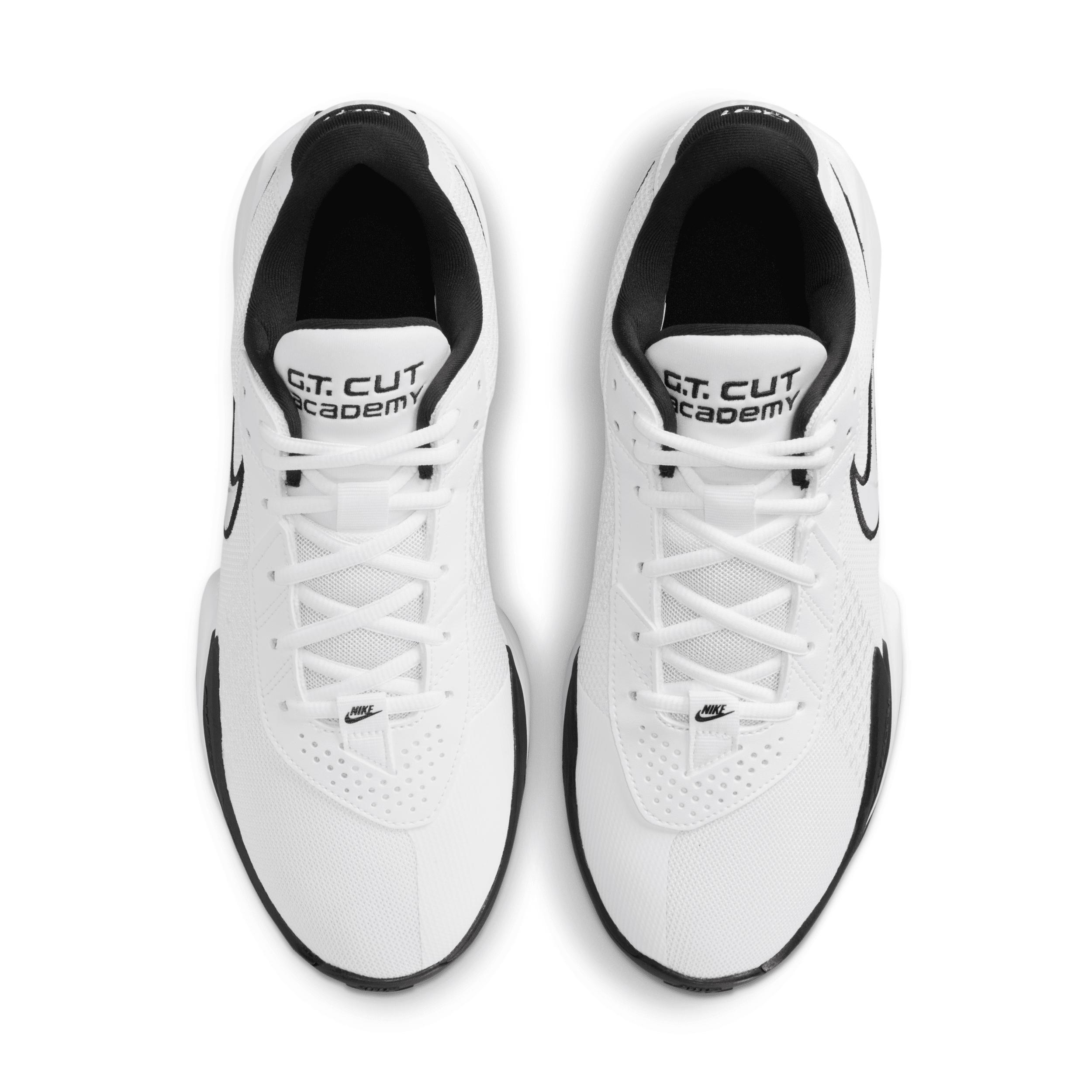 Nike Mens Nike Air Zoom G.T. Cut Academy - Mens Basketball Shoes White/Black/Summit White Product Image