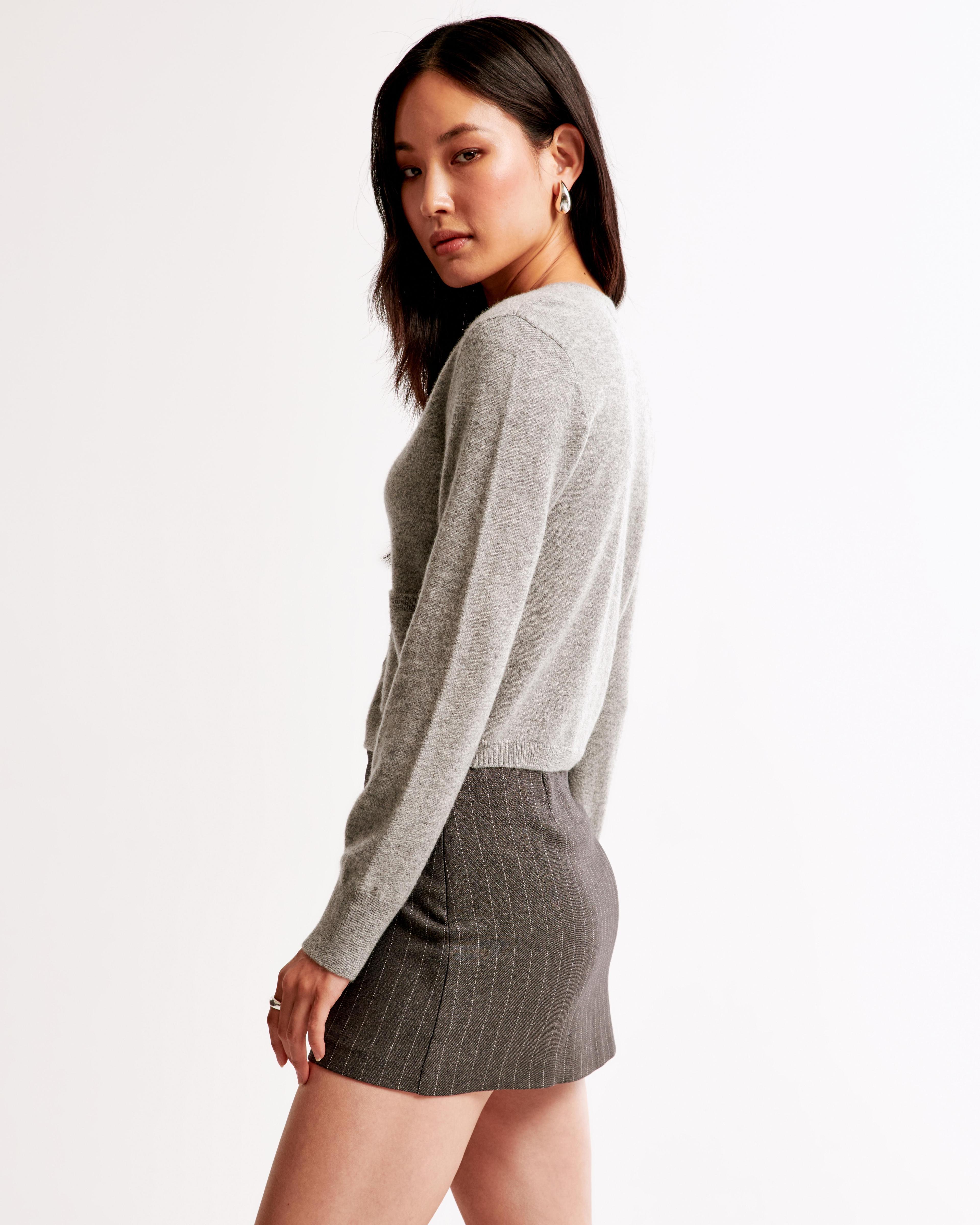 Mid Rise Tailored Mini Skort Product Image