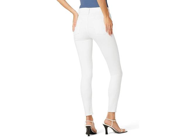 Hudson Jeans Barbara High-Waist Super Skinny Ankle White) Women's Clothing Product Image