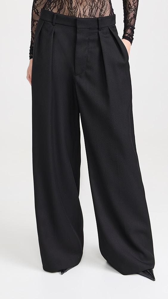 WARDROBE.NYC Low Rise Tuxedo Trouser | Shopbop Product Image