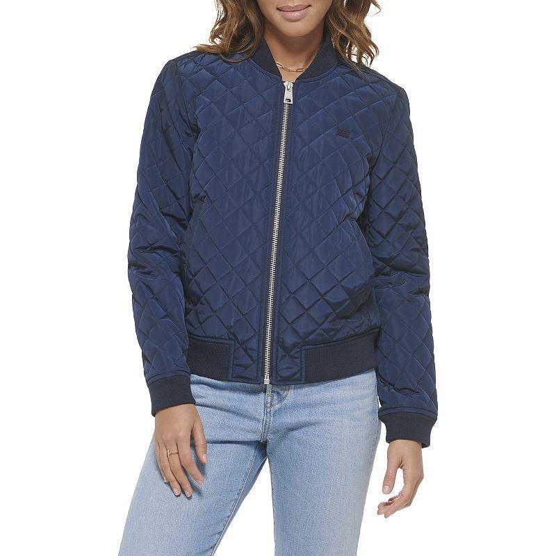 Womens Levis Diamond Quilted Bomber Jacket Product Image