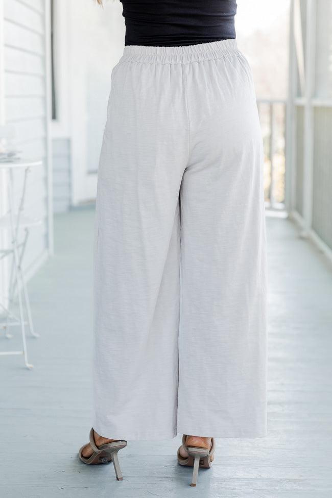 Island Breeze Taupe Tie Waist Pants FINAL SALE Product Image