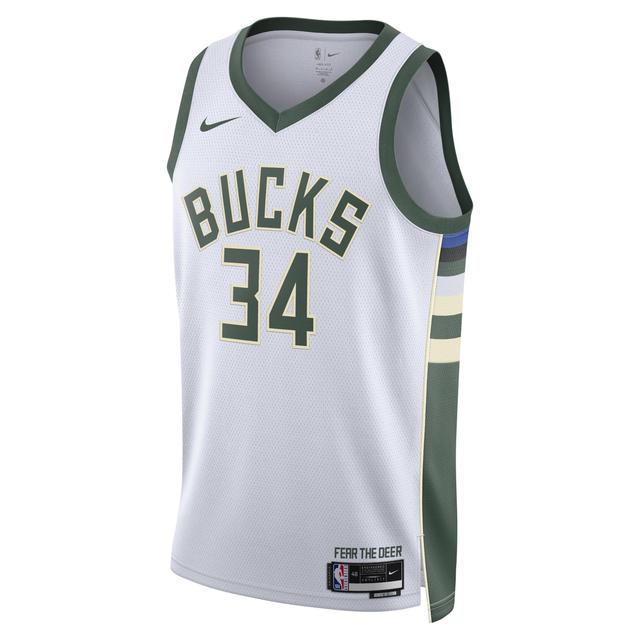 Milwaukee Bucks Association Edition 2022/23 Nike Men's Dri-FIT NBA Swingman Jersey Product Image