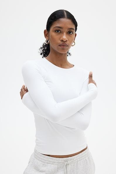 Long-sleeved Microfiber Top Product Image