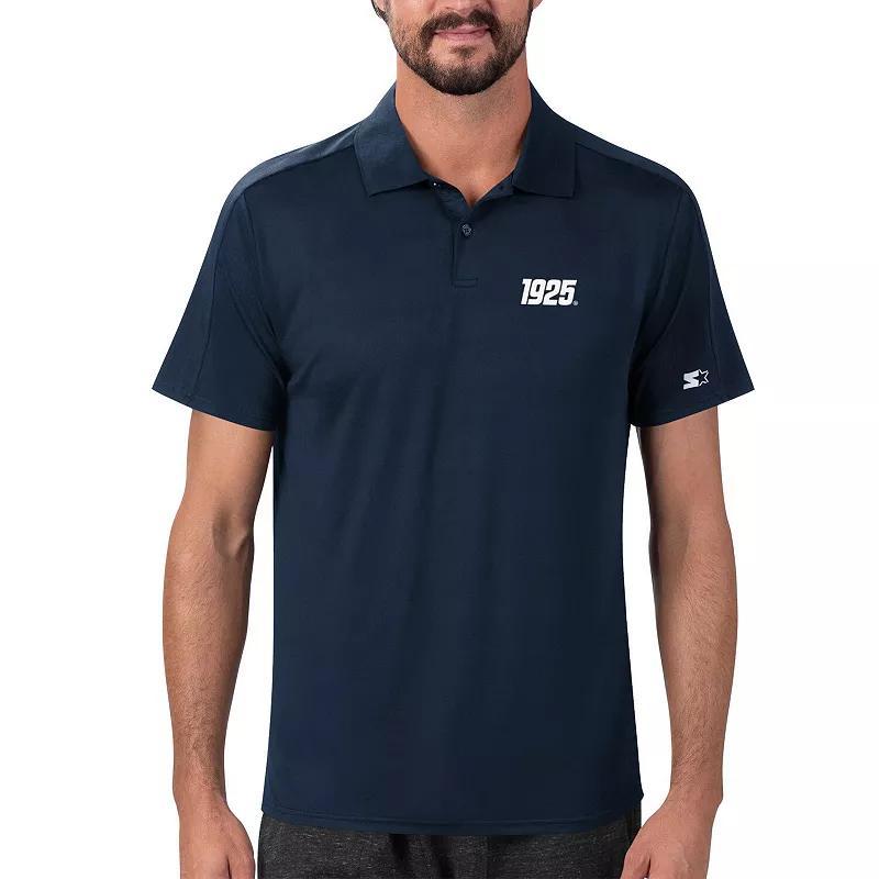 Mens Starter New York Giants 1925 Collection Polo Blue Product Image