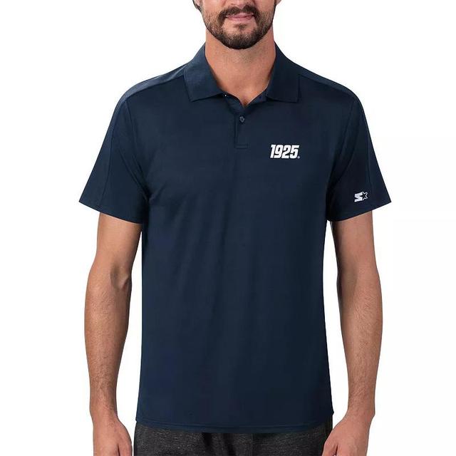 Mens Starter New York Giants 1925 Collection Polo Blue Product Image