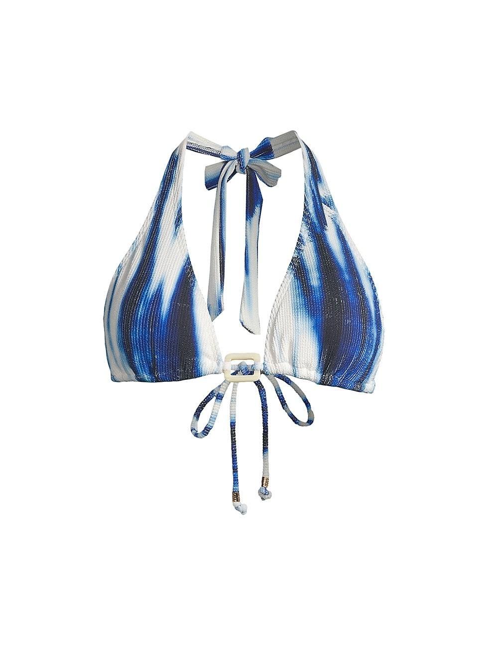 Womens Allison Abstract Halterneck Bikini Top Product Image