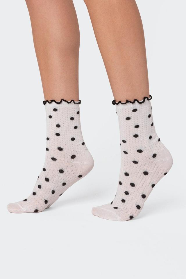 Polka Dot Frill Socks Product Image