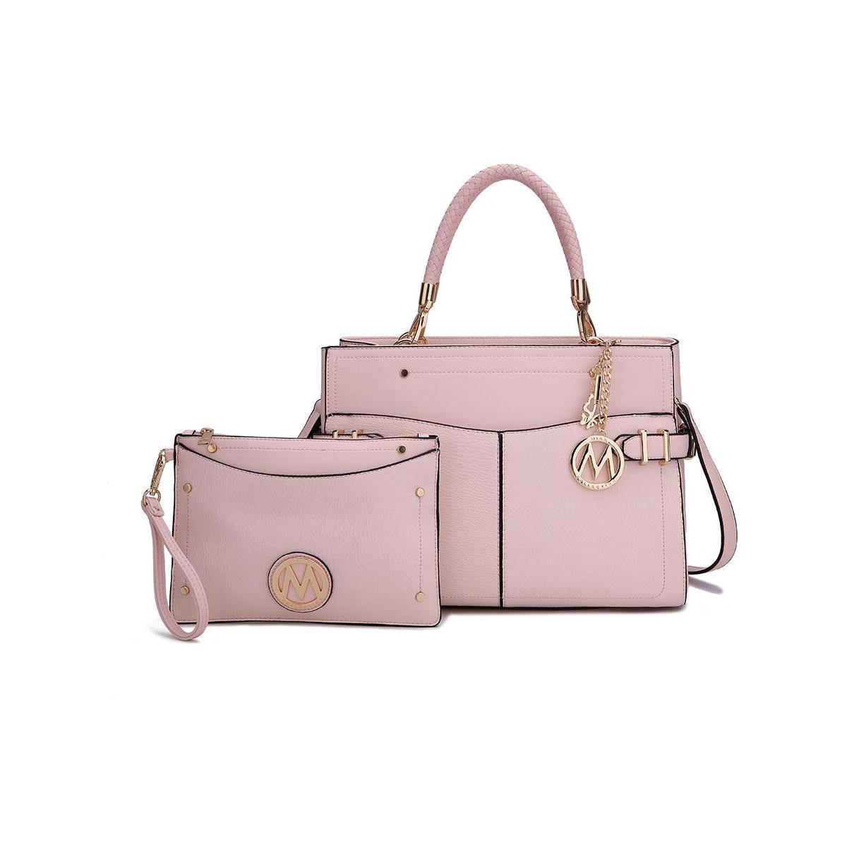 Mkf Collection Tenna Women s Satchel Bag with Wristlet by Mia K Product Image