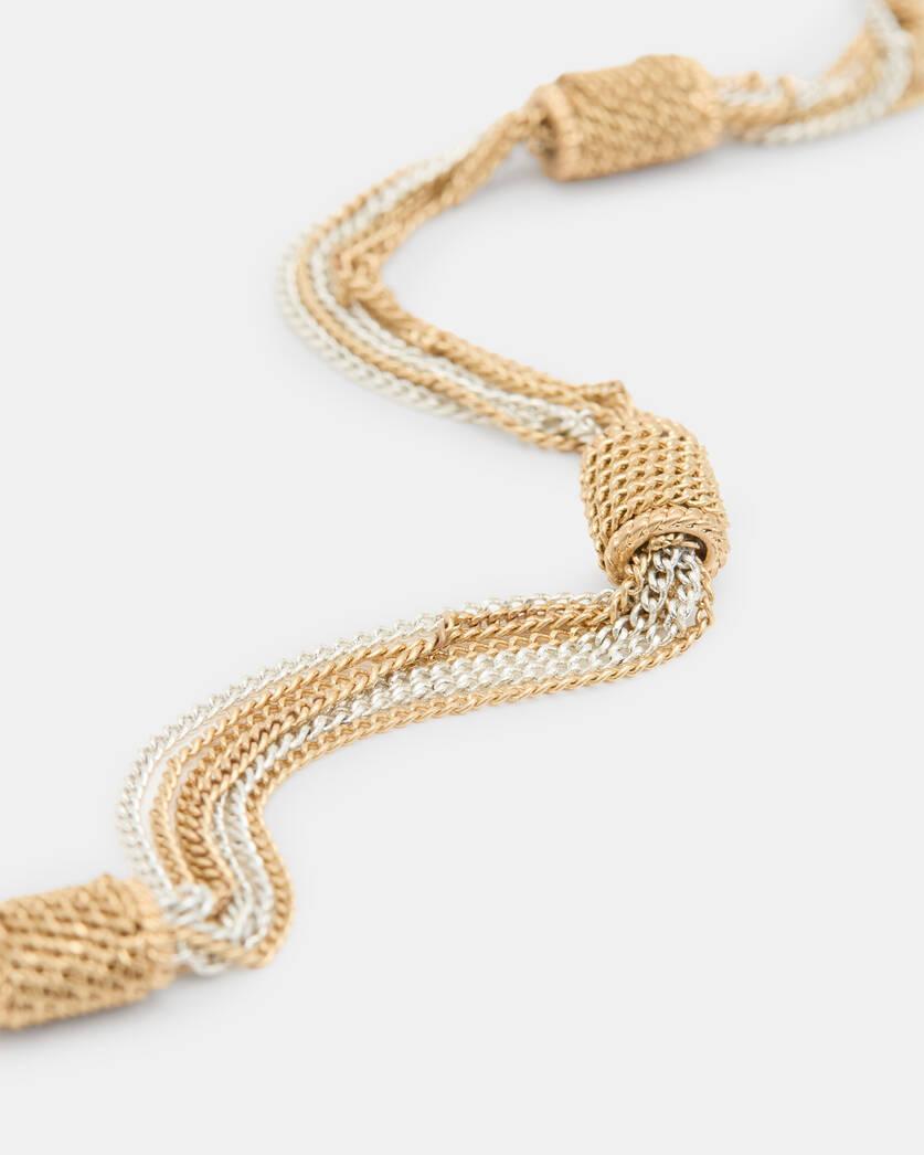 Fleur Two Tone Chain Bracelet Product Image