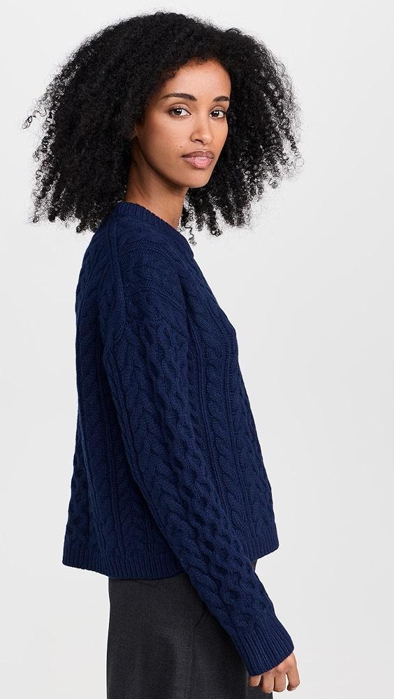 Theory Aran Cable Knit Pullover | Shopbop Product Image