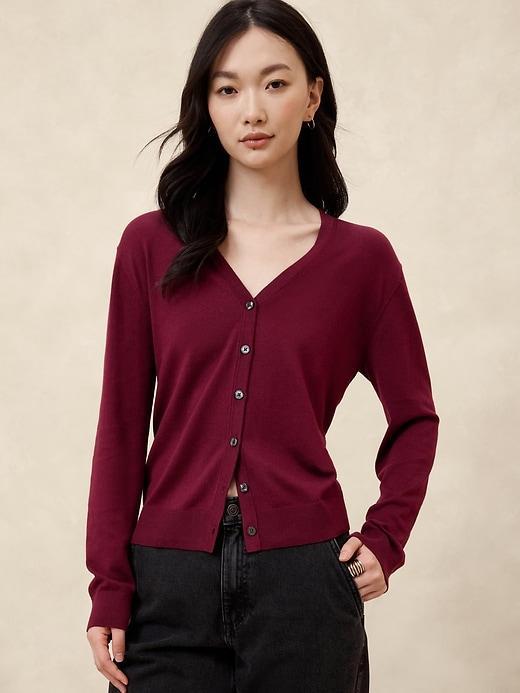 Forever V-Neck Cardigan Product Image