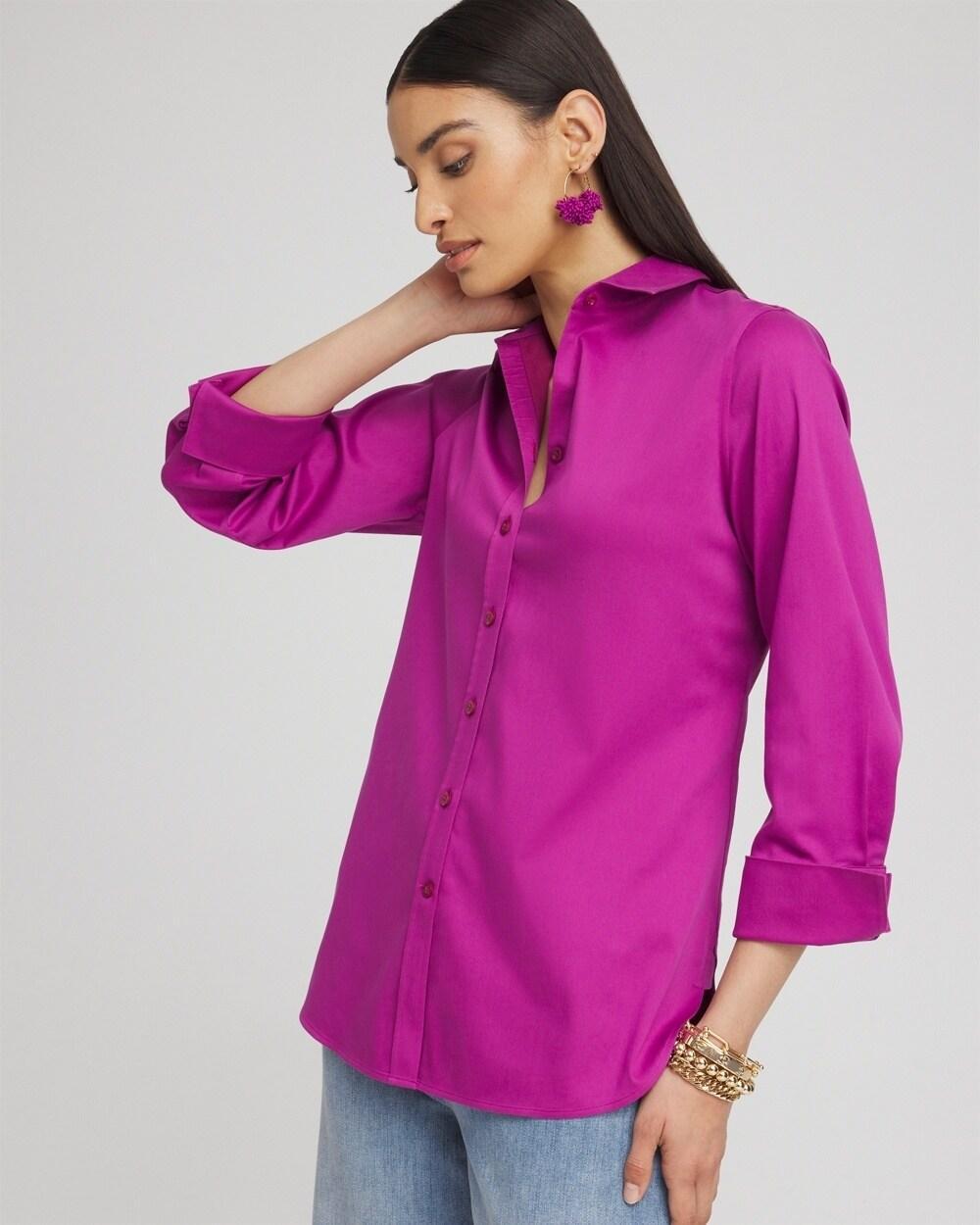 No Iron™ Stretch Floral Shirt Product Image