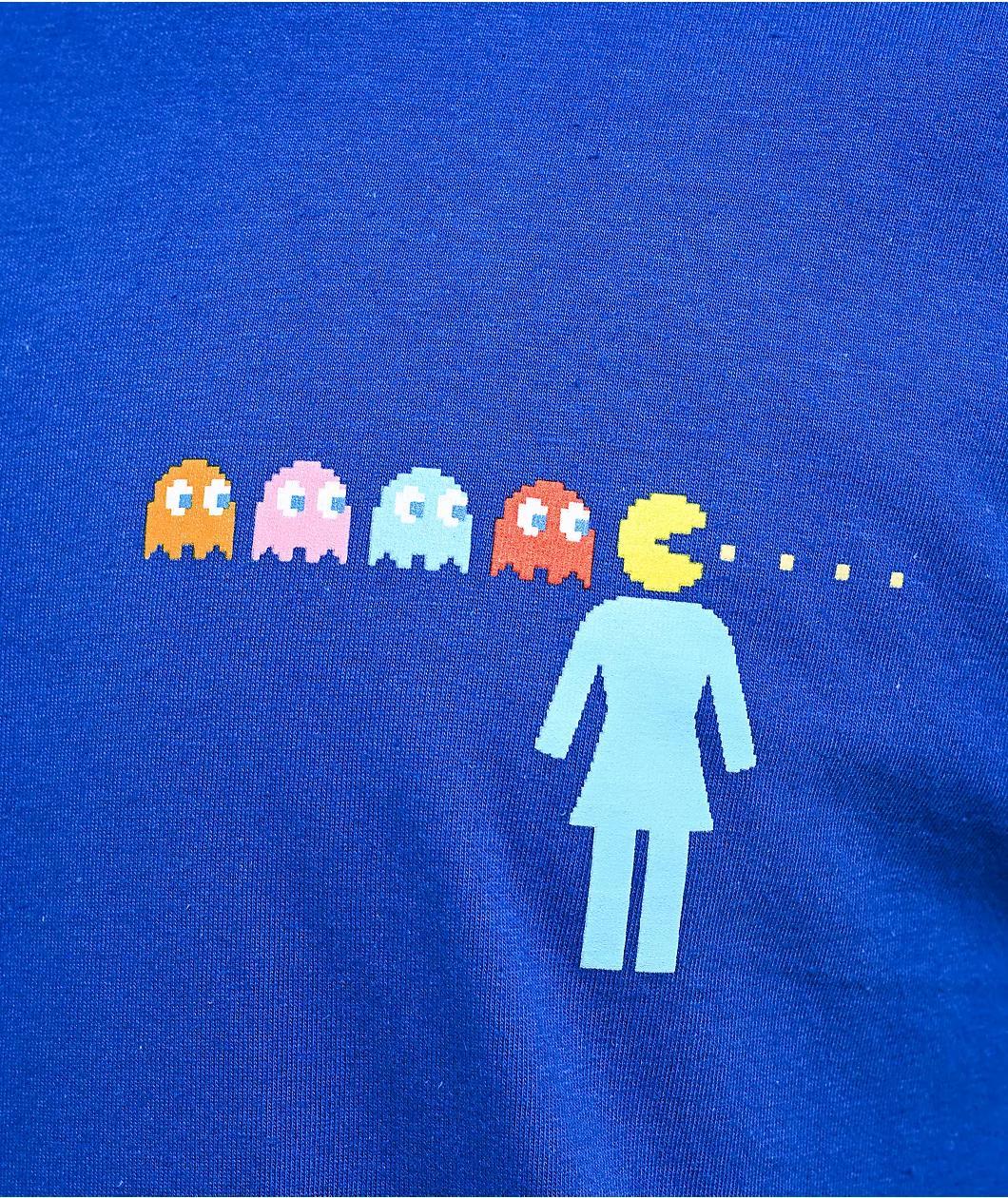 Girl x Pac-Man OG Maze Royal T-Shirt Product Image