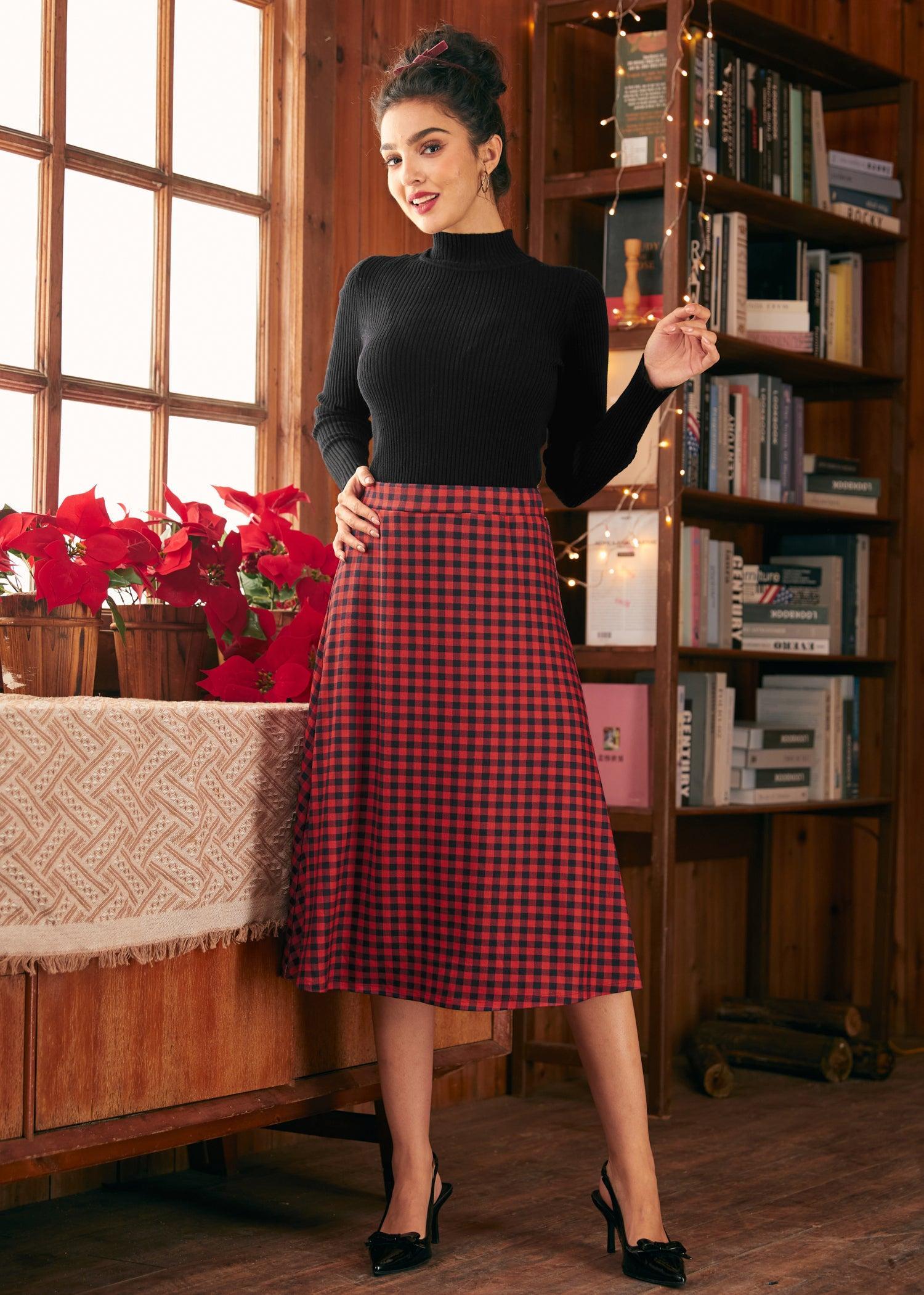 Excellence Attained Knit Midi Skirt Product Image