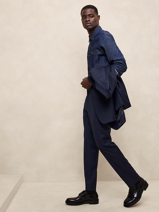 Tailored-Fit Luxe Wool-Blend Suit Trouser Product Image