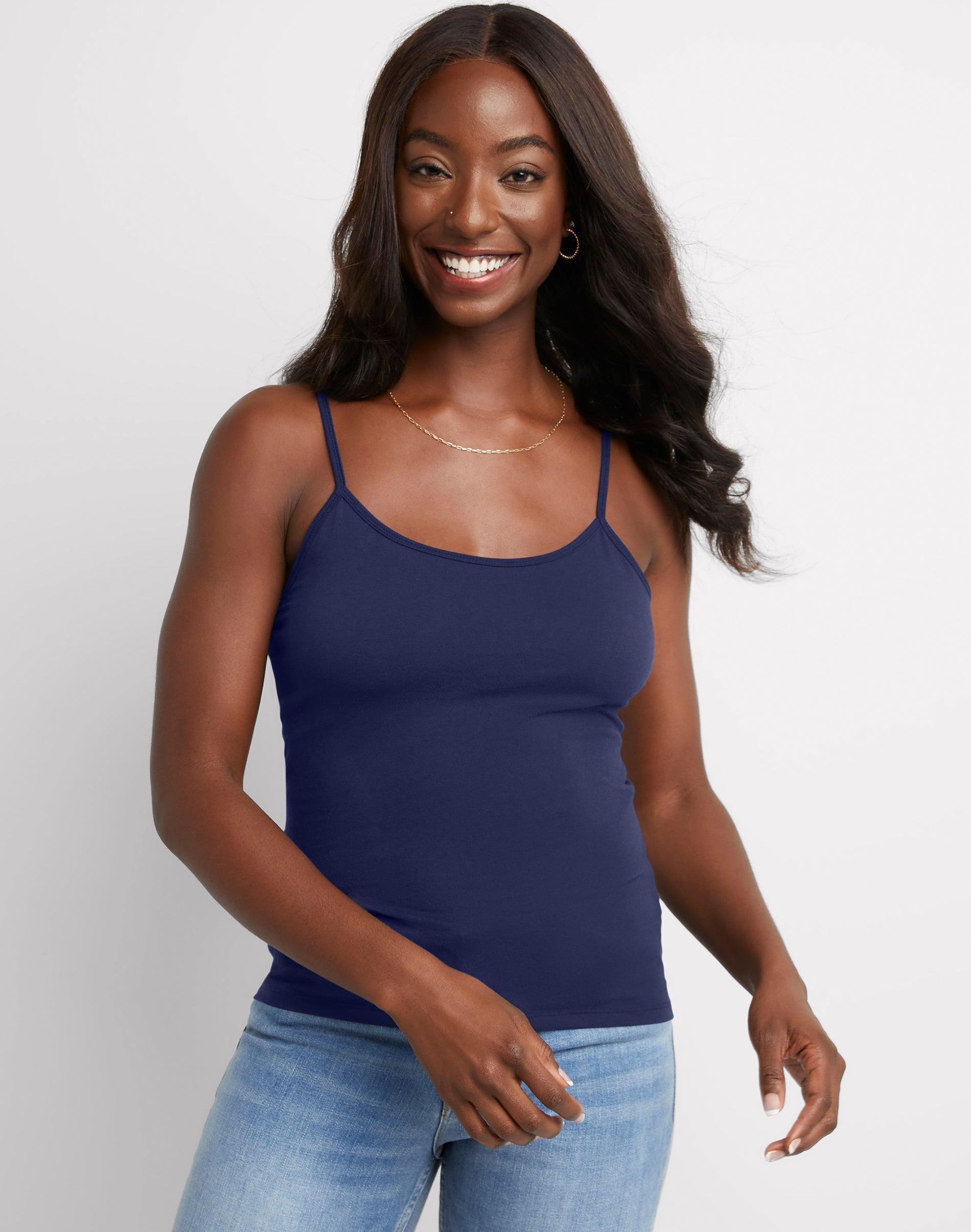 Womens Hanes Stretch Cotton Camisole Product Image