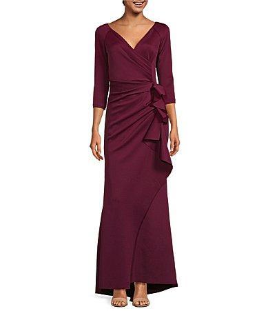 Xscape Evenings Ruffle Scuba Gown Product Image