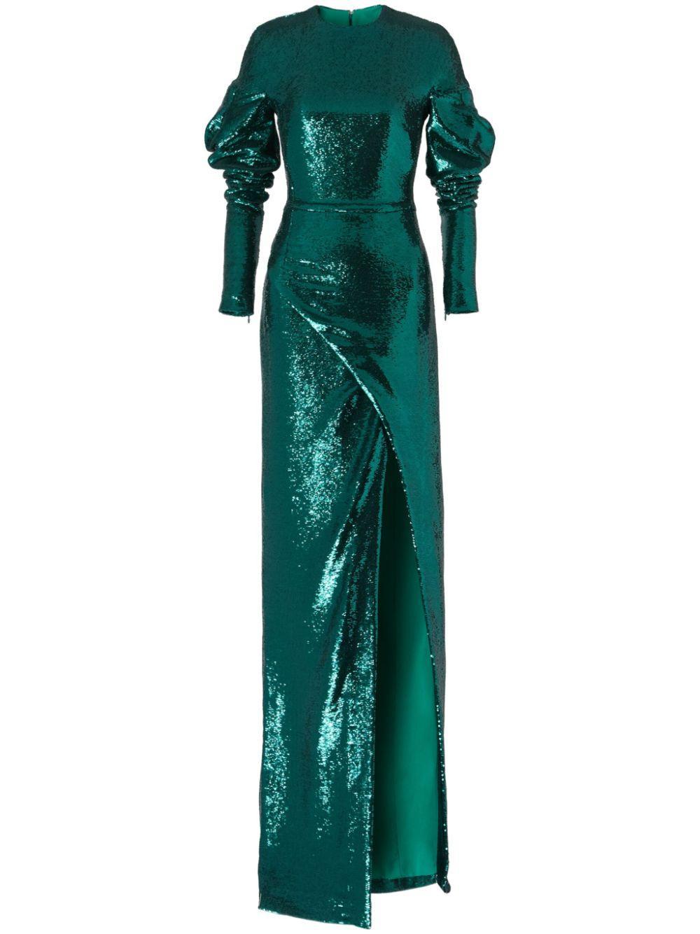 sequin-embellished maxi dress Product Image