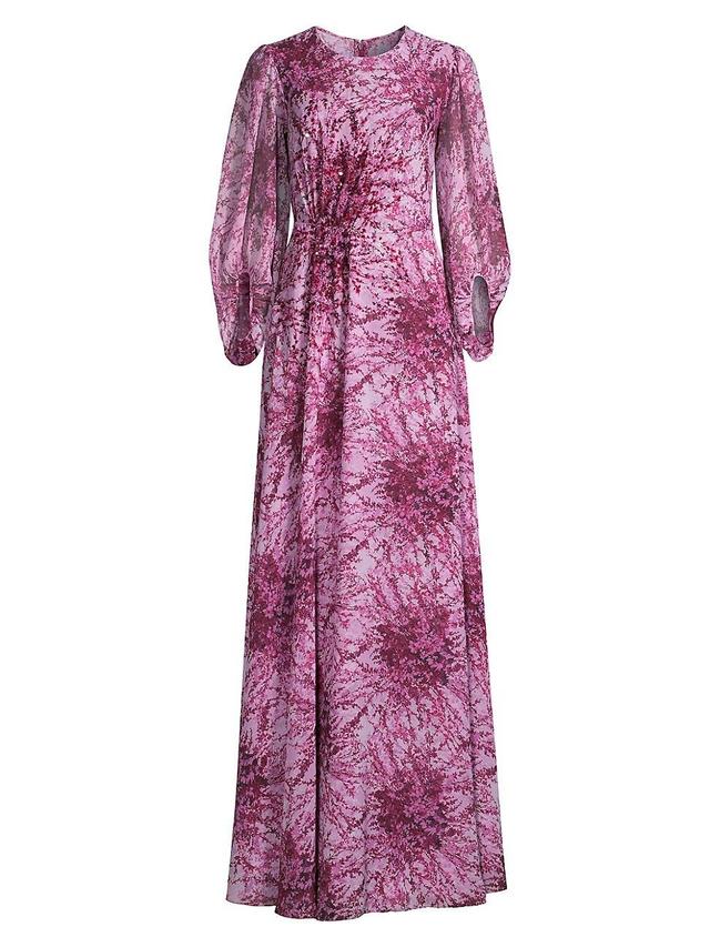 Womens Bianca Floral Sequin Gown Product Image