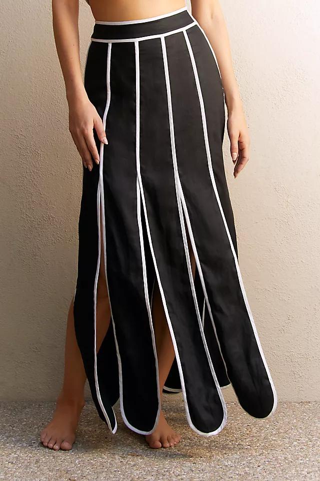 Azulu Cetina Linen Maxi Skirt Product Image