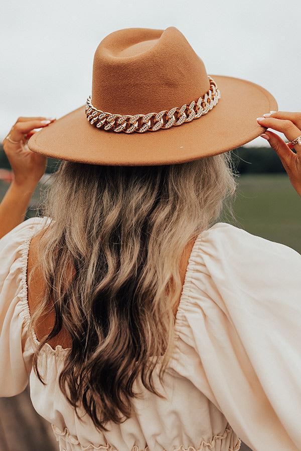 Seeing Hollywood Stars Felt Fedora In Chocolate Product Image