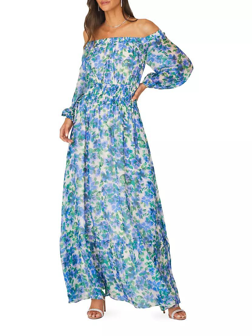 Athena Off-The-Shoulder Maxi Dress Product Image